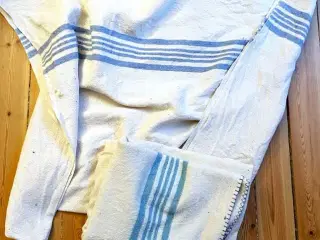 2 klassiske tæpper i bomuld