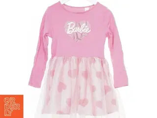 Pink kjole med Barbie motiv fra H&M (str. 110)
