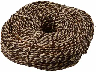 Søgræssnor, tykkelse 3,5-4 mm, brun, 500g/ 1 bdt.