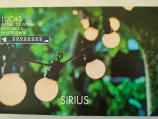 SIRIUS 230-240v LED lyskæde