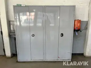 Stål/værksøjsskabe Wurth/Blika 4 styk