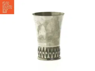 Dekorativ metalvase med mønster fra Pewter (str. 6,5 cm)