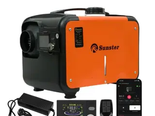 5kW alt-i-et fyr 12/24V 110-240V, med Bluetooth