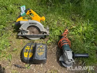 Rundsav og vinkelsliber Dewalt Og Black&Decker