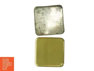 Gammel kagedåse (str. 17 x 17 x 5 cm)