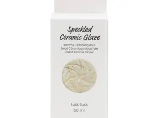 Prikket Keramikglasur, 999-1060 °C, dækkende, Tusk Tusk, 60 ml/ 1 ds.