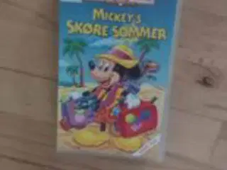 Mickey s skøre ferie vhs 