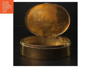 Vintage Messing dåse (str. 17x13x4,5 cm)