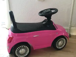 Fiat 500 gåbil i pink