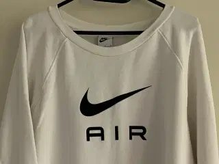 Nike sweat hvid med logo Air str L