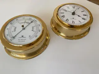 Danbar Denmark skibsur og barometer i messing