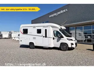2025 - Dethleffs Trend T 6617 EB   Super flot, nyudviklet Dethleffs Trend, automatgear, lave enkeltsenge, 6,71 m lang