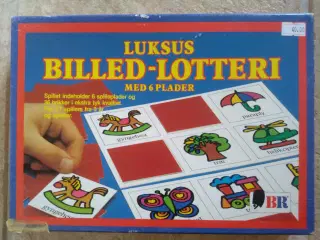LUKSUS BILLED-LOTTERI MED 6 PLADER