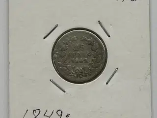 25 Cents 1849 Netherlands - Slidt