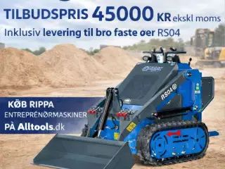 Rippa minilæsser Kubota motor 