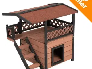 Kattehus i træ 
