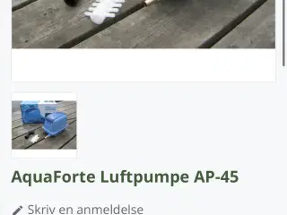 Aqua forte luftpumpe 