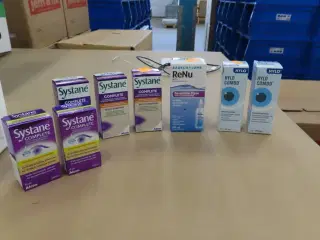 8 stk. Øjendråber SYSTANE / RENU / HYLO