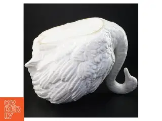 Porcelæns krukke i svaneform (str. 27 x 23 x 22 cm)