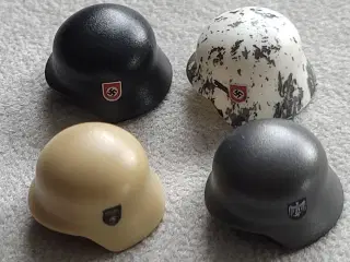 4 Tyskland mini hjelme WW2