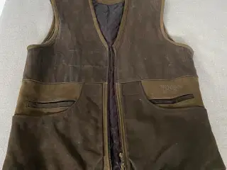 Goretex jakke,læder jagtvest,patronbælte