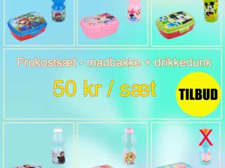Frokostsæt - madbakke + drikkedunk