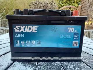 Bilbatteri Exide EK700