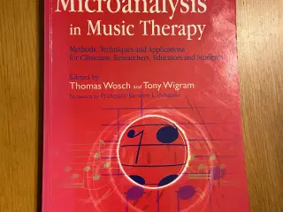 Microanalysis in Music Therapy sælges billigt 
