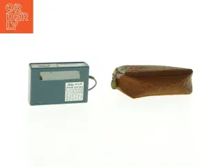 Agfa Synchro Box kamera med læderetui fra Agfa (str. 15 x 11 cm)