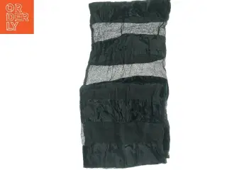 Sort tørklæde (str. 30 x 144 cm)