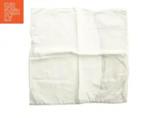 Hvidt pudebetræk med striber (str. 42x41,5 cm)