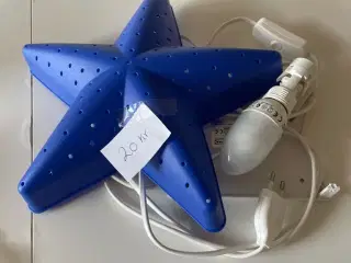 Blå stjerne nat lampe fra Ikea