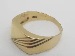 Guld signet ring
