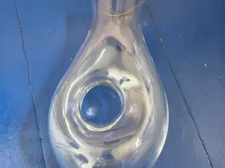 Mundblæst glaskaraffel (ny)