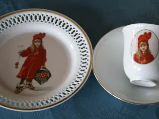 Carl Larsson stel. Kop og underkop. Motiv nummer 6