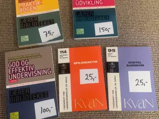 Fagbøger til læreruddannelsen 