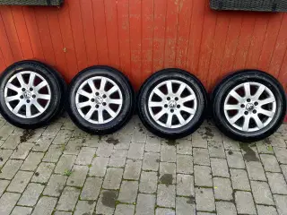 Sommerdæk på alufælge 5x112