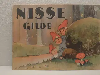 Ann Justina:Nisse Gilde. 7stk skønne helsides ill.