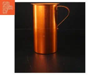 Kobberfarvet metal kande (str. Ø 10x17 cm)