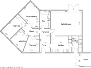 119 m2 hus/villa i Langå