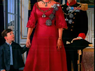 Tre Slægtsled - Museet Frederiksborg Slot u/n - 12x17 cm. - Ubrugt