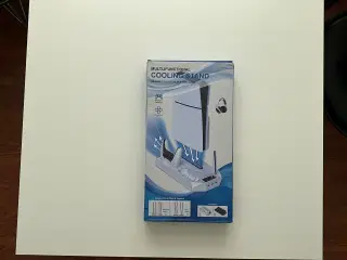 Hvid PS5 slim kølebeslag Multi-function