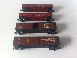 Märklin: 4 stk. Amerikaner togvogne