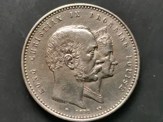 Lækker sølvmønt 1892