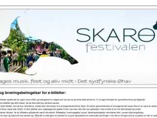 Skarø - Tipi for 2 incl partoutbilletter