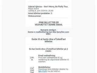 Billetter til Fluffy/Gabriel Iglesias 