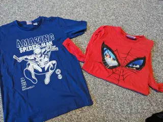 Marvel Spiderman trøje og t-shirt 134