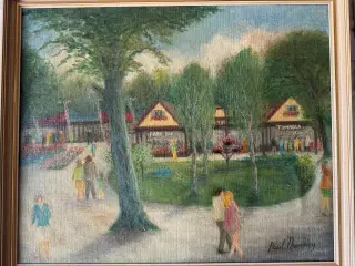 Paul Nordby olie på lærred