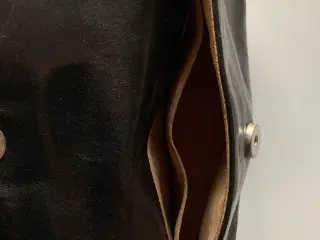 Belsac skuldertaske, ægte læder