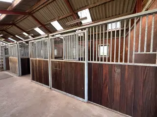 Hestebokse med hårdtræ, 3x4 m. 